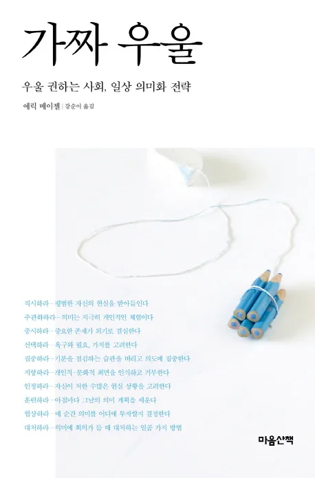 가짜 우울 표지