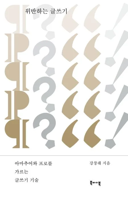 위반하는 글쓰기 : 아마추어와 프로를 가르는 글쓰기 기술 표지