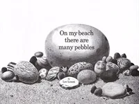 On my beach there are many pebbles 표지